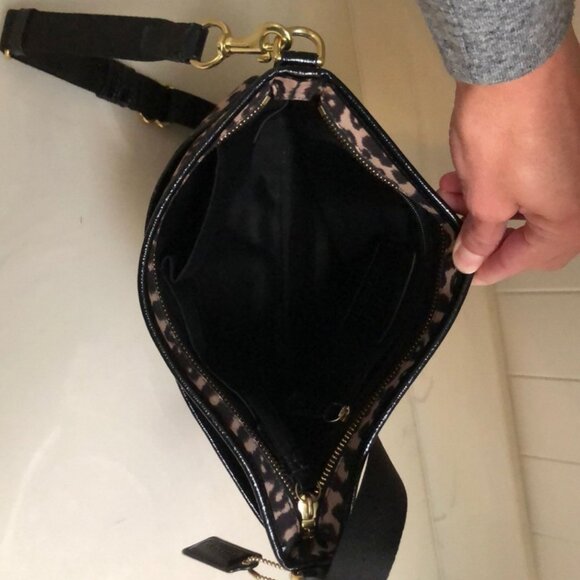 Coach Leopard Nylon Cloth like Bag - Picture 4 of 4